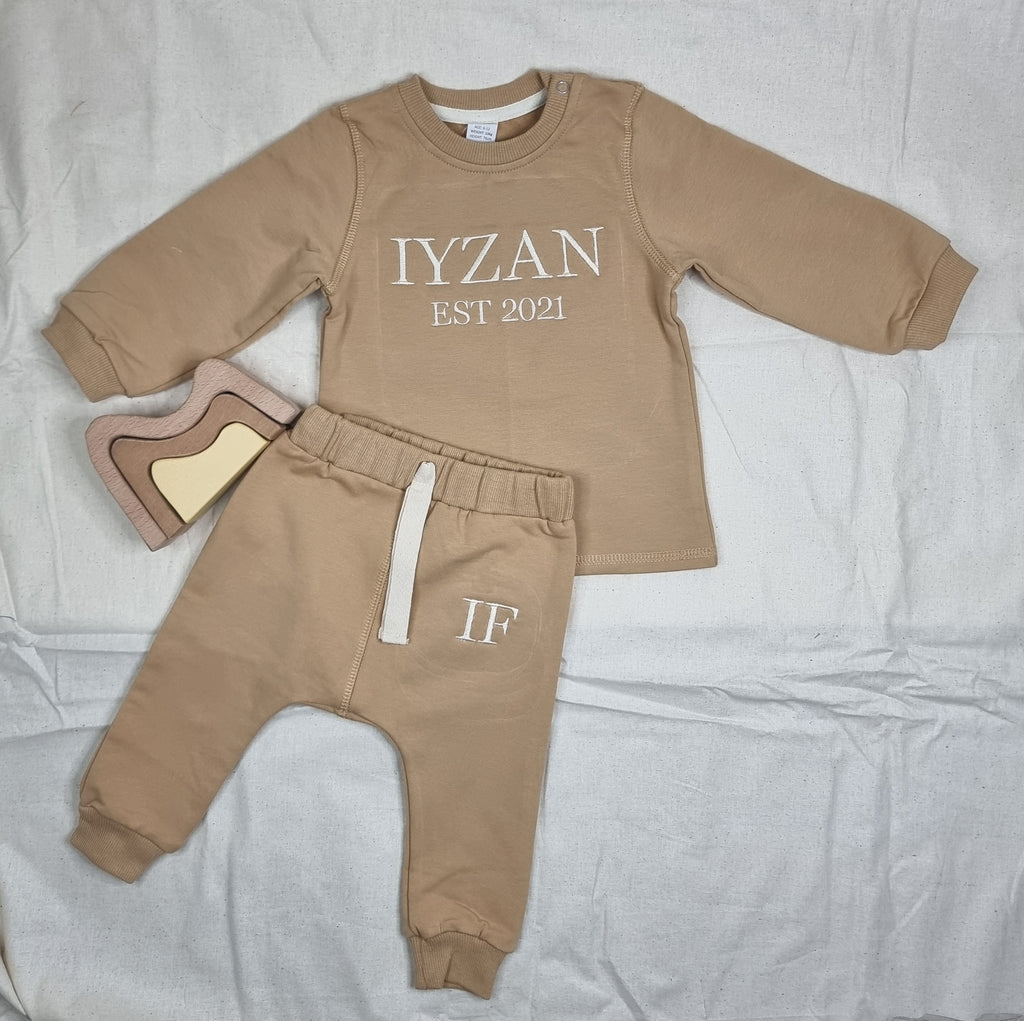 personalised Baby track suit 