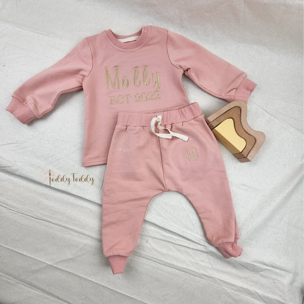 personalised Baby track suit 